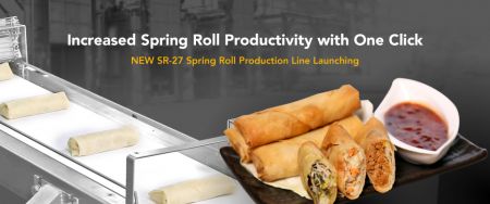 Crafting Perfect Vegetarian Spring Rolls with ANKO's Automated Food Machine - Crafting Perfect Vegetarian Spring Rolls with ANKO's SR-27 Automated Food Machine